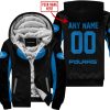 CUSTOM NAME RACING - LIMITED EDITION - POLARIS - BLUE - FLEECE ZIP HOODIE