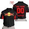 CUSTOM NAME RACING - LIMITED EDITION - REDBULL - RED - POLO SHIRT