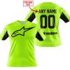 CUSTOM NAME RACING - LIMITED EDITION - ALPINESTARS - NEON V2 - T-SHIRT