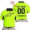 CUSTOM NAME RACING - LIMITED EDITION - ALPINESTARS - NEON V2 - POLO SHIRT