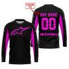 CUSTOM NAME RACING - LIMITED EDITION - ALPINESTARS - PINK - JERSEY