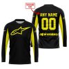 CUSTOM NAME RACING - LIMITED EDITION - ALPINESTARS - YELOW - JERSEY