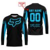 CUSTOM NAME RACING - LIMITED EDITION - FOX RACING - SKY BLUE - JERSEY