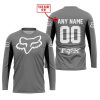CUSTOM NAME RACING - LIMITED EDITION - FOX RACING V2 - GREY - JERSEY
