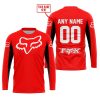 CUSTOM NAME RACING - LIMITED EDITION - FOX RACING V2 - RED - JERSEY