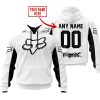 CUSTOM NAME RACING - LIMITED EDITION - FOX RACING V2 - WHITE
