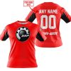 CUSTOM NAME RACING - LIMITED EDITION - CAN AM - RED V2 - T-SHIRT