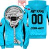 CUSTOM NAME RACING - LIMITED EDITION - CAN AM - SKY BLUE V2 - FLEECE ZIP HOODIE