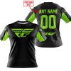 CUSTOM NAME RACING - LIMITED EDITION - FLY RACING- GREEN 1 - T-SHIRT