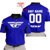 CUSTOM NAME RACING - LIMITED EDITION - FLY RACING- NAVY V2 - POLO SHIRT
