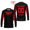 CUSTOM NAME RACING - LIMITED EDITION - FLY RACING- RED - JERSEY