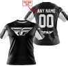CUSTOM NAME RACING - LIMITED EDITION - FLY RACING- WHITE - T-SHIRT