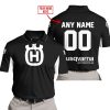 CUSTOM NAME RACING - LIMITED EDITION - HUSQVARNA - WHITE - POLO SHIRT