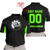 CUSTOM NAME RACING - LIMITED EDITION - SEA DOO - GREEN - POLO SHIRT