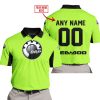 CUSTOM NAME RACING - LIMITED EDITION - SEA DOO - GREEN 1 V2 - POLO SHIRT