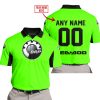 CUSTOM NAME RACING - LIMITED EDITION - SEA DOO - GREEN V2 - POLO SHIRT