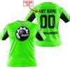CUSTOM NAME RACING - LIMITED EDITION - SEA DOO - GREEN V2 - T-SHIRT