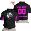 CUSTOM NAME RACING - LIMITED EDITION - SEA DOO - PINK - POLO SHIRT