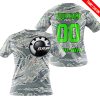 LIMITED EDITION PRODUCTS - US AIR PORCE - CAN AM RACING - CUSTOM NAME - GREEN - T-SHIRT