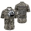 LIMITED EDITION PRODUCTS  - US ARMY - CAN AM RACING - CUSTOM NAME - GREY - BUTTON SHIRT
