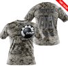 LIMITED EDITION PRODUCTS  - US ARMY - CAN AM RACING - CUSTOM NAME - GREY - T-SHIRT