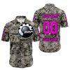 LIMITED EDITION PRODUCTS  - US ARMY - CAN AM RACING - CUSTOM NAME - PINK - BUTTON SHIRT