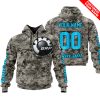LIMITED EDITION PRODUCTS  - US ARMY - CAN AM RACING - CUSTOM NAME - SKY BLUE