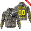LIMITED EDITION PRODUCTS  - US ARMY - CAN AM RACING - CUSTOM NAME - YELLOW
