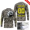 LIMITED EDITION PRODUCTS  - US ARMY - CAN AM RACING - CUSTOM NAME - YELLOW - JERSEY