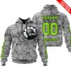 LIMITED EDITION PRODUCTS - US ARMY V1 - CAN AM RACING - CUSTOM NAME - GREEN 1