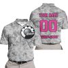 LIMITED EDITION PRODUCTS - US ARMY V1 - CAN AM RACING - CUSTOM NAME - PINK 1 - POLO SHIRT