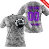 LIMITED EDITION PRODUCTS - US ARMY V1 - CAN AM RACING - CUSTOM NAME - PURPLE - T-SHIRT