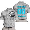 LIMITED EDITION PRODUCTS - US ARMY V1 - CAN AM RACING - CUSTOM NAME - SKY BLUE - POLO SHIRT
