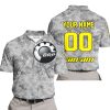 LIMITED EDITION PRODUCTS - US ARMY V1 - CAN AM RACING - CUSTOM NAME - YELLOW - POLO SHIRT