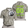 LIMITED EDITION PRODUCTS - US ARMY V2 - CAN AM RACING - CUSTOM NAME - GREEN 1 - POLO SHIRT
