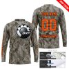 LIMITED EDITION PRODUCTS - US ARMY V2 - CAN AM RACING - CUSTOM NAME - ORANGE - JERSEY