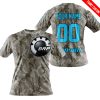 LIMITED EDITION PRODUCTS - US ARMY V2 - CAN AM RACING - CUSTOM NAME - SKY BLUE - T-SHIRT