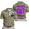 LIMITED EDITION PRODUCTS - US ARMY V3 - CAN AM RACING - CUSTOM NAME - PURPLE - POLO