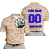 LIMITED EDITION PRODUCTS - US MARINE - CAN AM RACING - CUSTOM NAME - BLUE - POLO