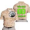 LIMITED EDITION PRODUCTS - US MARINE - CAN AM RACING - CUSTOM NAME - GREEN - POLO
