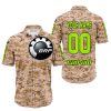 LIMITED EDITION PRODUCTS - US MARINE - CAN AM RACING - CUSTOM NAME - NEON - BUTTON SHIRT