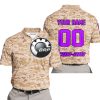 LIMITED EDITION PRODUCTS - US MARINE - CAN AM RACING - CUSTOM NAME - PURPLE - POLO