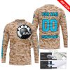 LIMITED EDITION PRODUCTS - US MARINE - CAN AM RACING - CUSTOM NAME - SKY BLUE - JERSEY