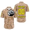 LIMITED EDITION PRODUCTS - US MARINE - CAN AM RACING - CUSTOM NAME - YELLOW - BUTTON SHIRT