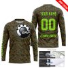 LIMITED EDITION PRODUCTS - US MARINE V1 - CAN AM RACING - CUSTOM NAME - GREEN 1 - JERSEY