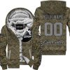 LIMITED EDITION PRODUCTS - US MARINE V1 - CAN AM RACING - CUSTOM NAME - GREY - FLEECE ZIP HOODIE