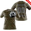 LIMITED EDITION PRODUCTS - US MARINE V1 - CAN AM RACING - CUSTOM NAME - GREY - T-SHIRT