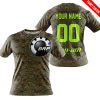 LIMITED EDITION PRODUCTS - US MARINE V1 - CAN AM RACING - CUSTOM NAME - NEON - T-SHIRT