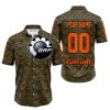 LIMITED EDITION PRODUCTS - US MARINE V1 - CAN AM RACING - CUSTOM NAME - ORANGE - BUTTON SHIRT