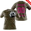 LIMITED EDITION PRODUCTS - US MARINE V1 - CAN AM RACING - CUSTOM NAME - PINK 1 - T-SHIRT